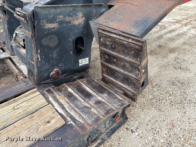 image for item ED5738 1999 Trail King TK110HDG lowboy equipment trailer