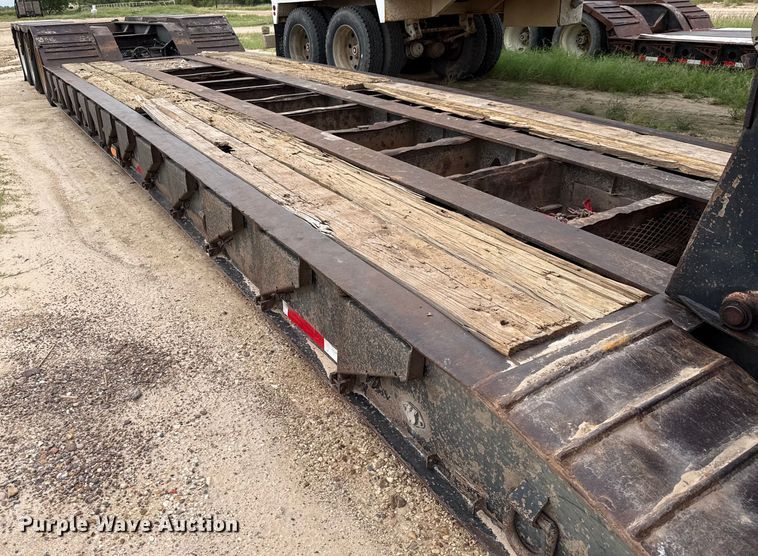 image for item ED5738 1999 Trail King TK110HDG lowboy equipment trailer