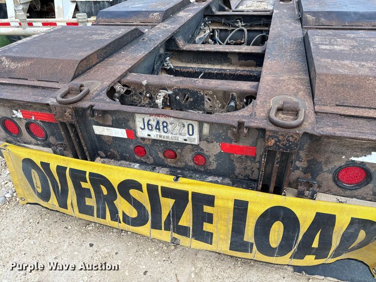 image for item ED5738 1999 Trail King TK110HDG lowboy equipment trailer