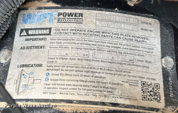 image for item ED5739 2007 Jack County vacuum trailer