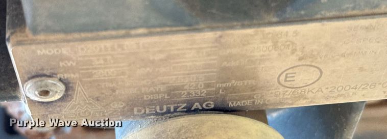 image for item ED5739 2007 Jack County vacuum trailer