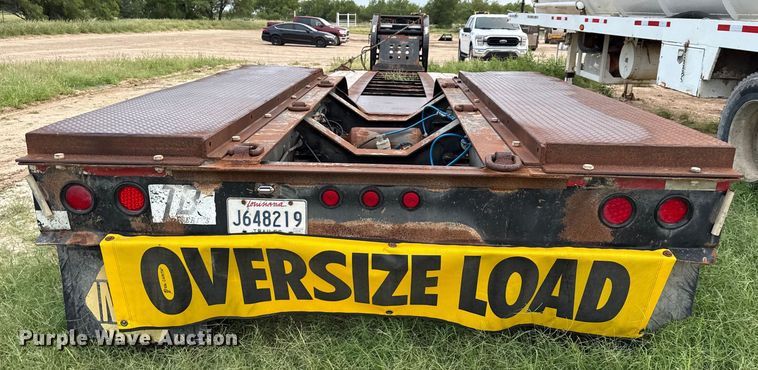 image for item ED5740 1998 Fontaine TB50NGB lowboy equipment trailer