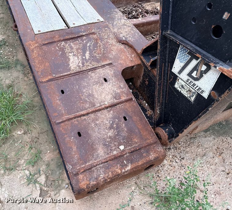 image for item ED5740 1998 Fontaine TB50NGB lowboy equipment trailer