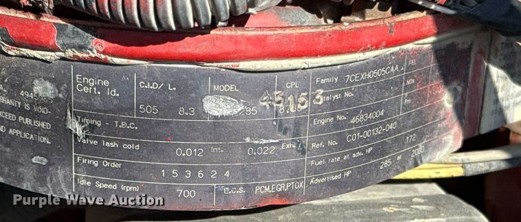 image for item ED5743 2008 Freightliner Business Class M2 dump truck