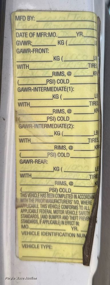 image for item ED5744 2006 Ford LCF dump truck