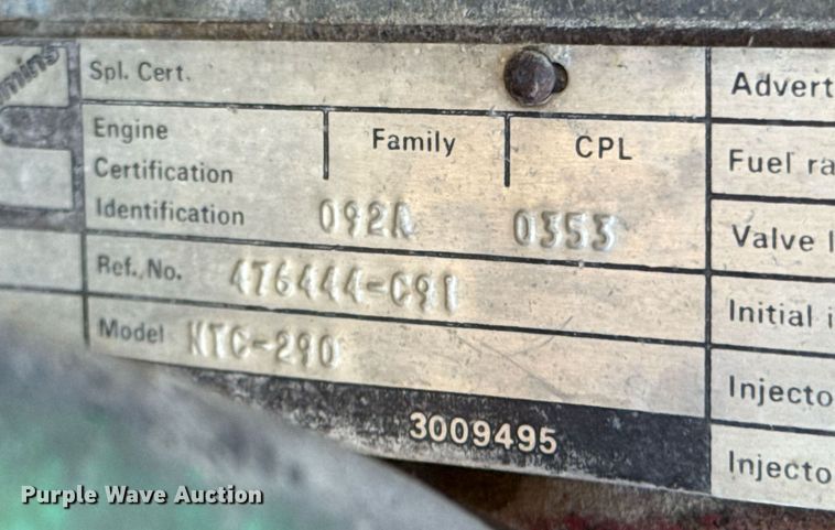 image for item ED5745 1990 International 9300 dump truck