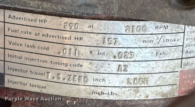 image for item ED5745 1990 International 9300 dump truck