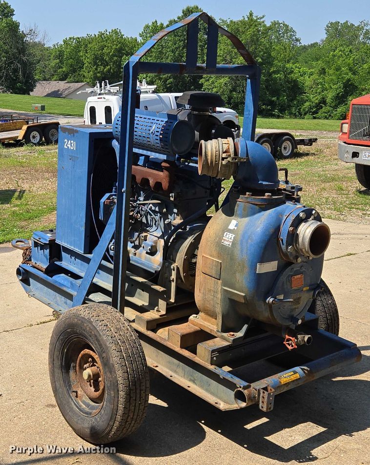 image for item EF1493 Gorman-Rupp  CE6A60-4045D trash pump 