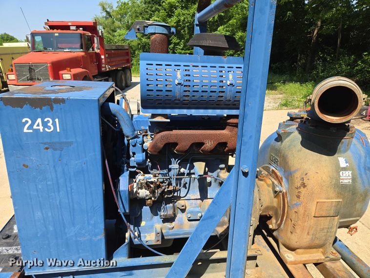 image for item EF1493 Gorman-Rupp  CE6A60-4045D trash pump 