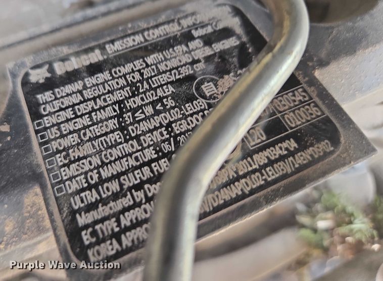 image for item EF1514 2018 Bobcat S570 skid steer loader