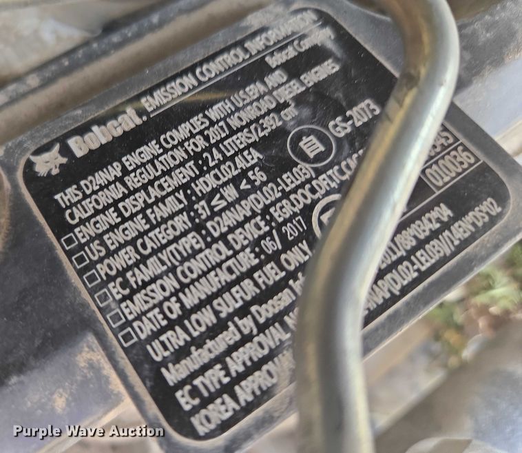 image for item EF1514 2018 Bobcat S570 skid steer loader