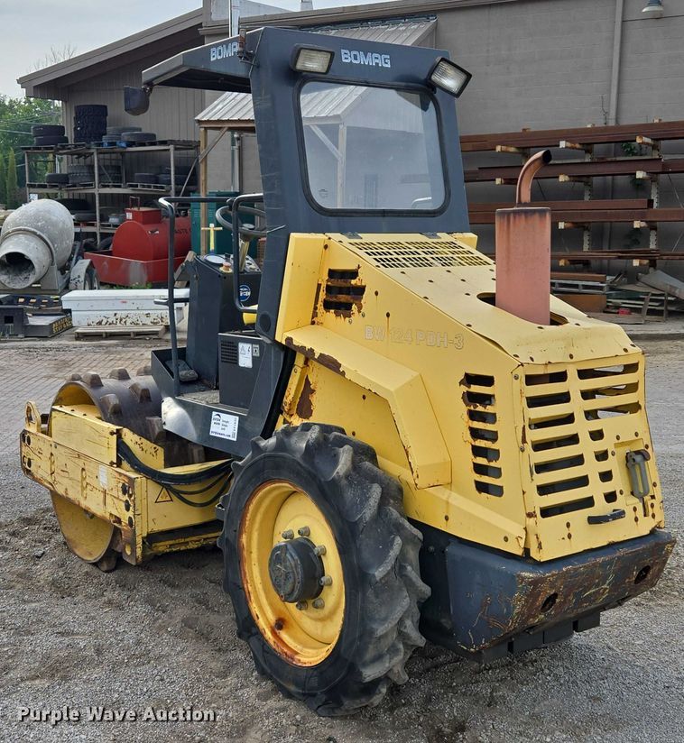 image for item EF1533 2004 Bomag BW124PDH-3 single drum vibratory roller