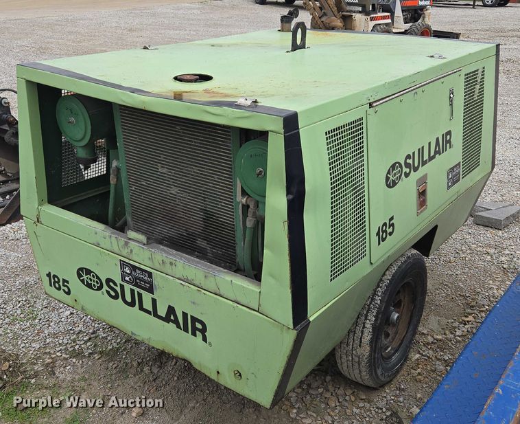 image for item EF1535 1991 Sullair 185DPQ-JJD air compressor