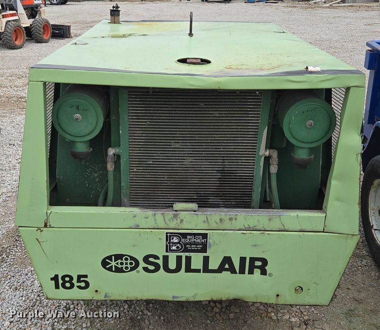 image for item EF1535 1991 Sullair 185DPQ-JJD air compressor