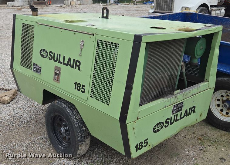 image for item EF1535 1991 Sullair 185DPQ-JJD air compressor