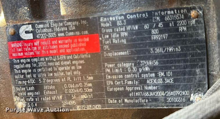 image for item EG2589 2010 Ditch Witch FX60 vacuum excavator