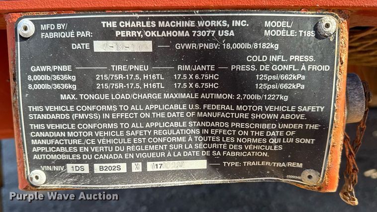 image for item EG2589 2010 Ditch Witch FX60 vacuum excavator