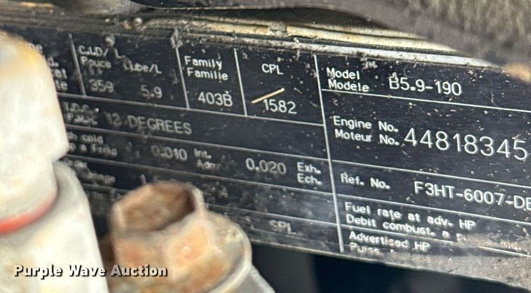 image for item EG5829 1993 Ford F700 dump flatbed truck