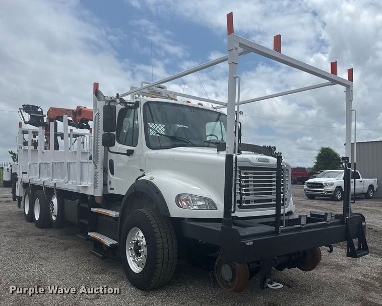 image for item EG5890 2012 Freightliner Business Class M2  grapple crane truck