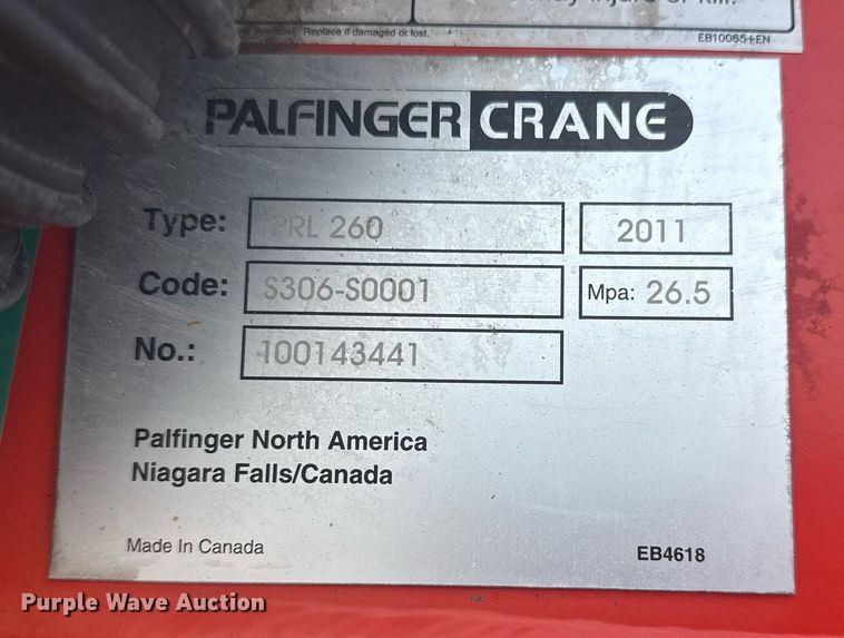 image for item EG5890 2012 Freightliner Business Class M2  grapple crane truck