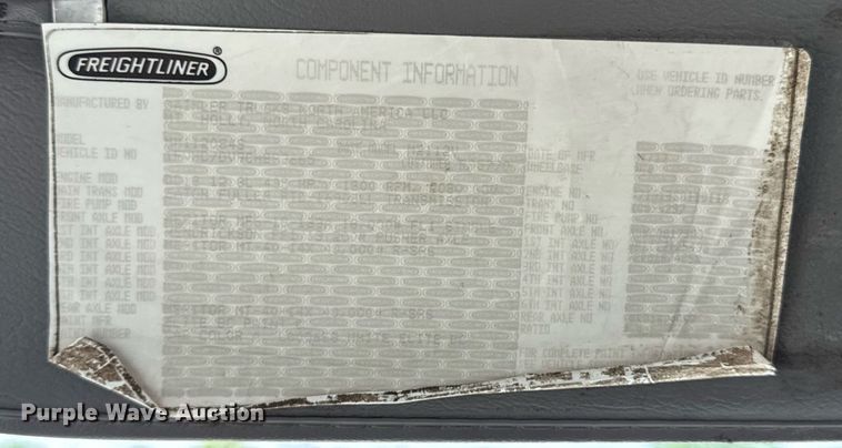 image for item EG5890 2012 Freightliner Business Class M2  grapple crane truck