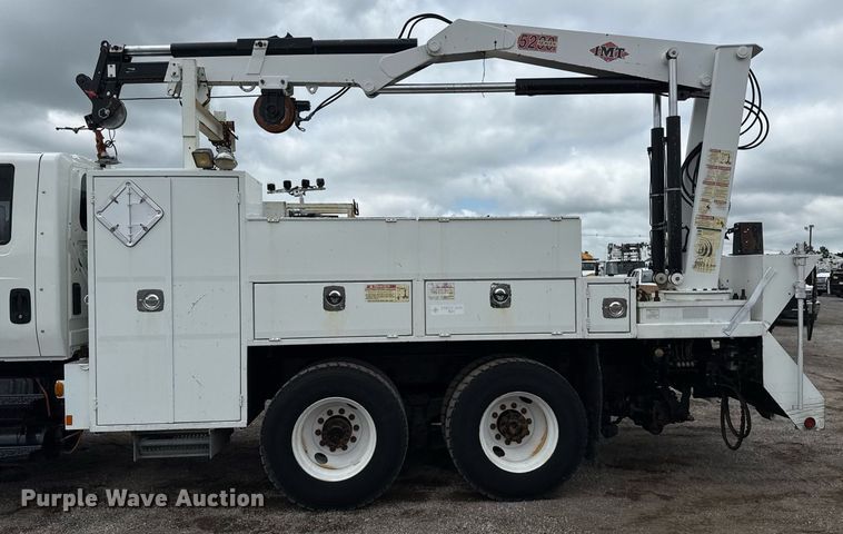 image for item EG5892 2011 International 7400 Crew Cab crane truck