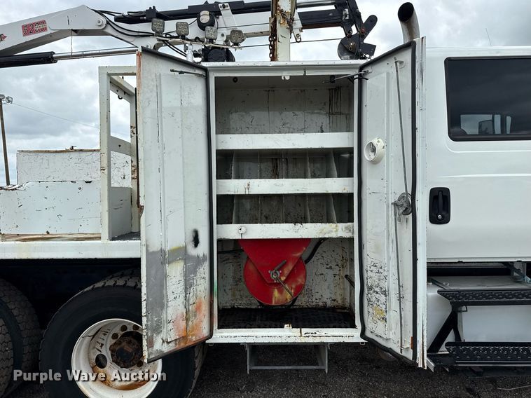 image for item EG5892 2011 International 7400 Crew Cab crane truck