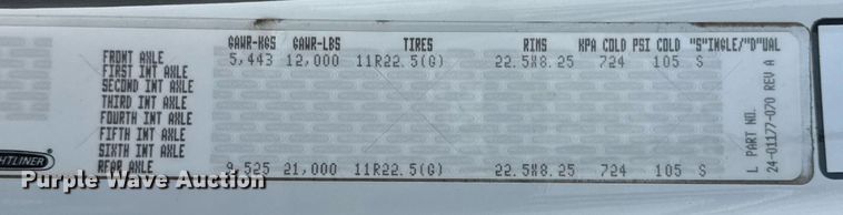 image for item EG5896 2007 Freightliner Business Class M2 Crew Cab utility / service truck