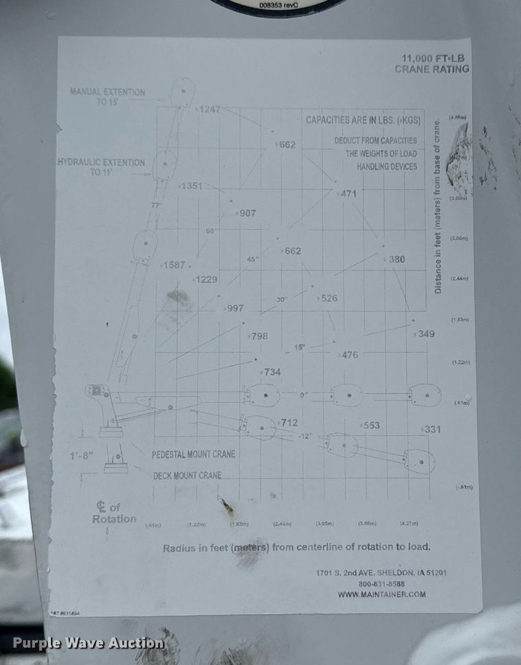 image for item EG5909 2015 Ford F550 Super Duty utility / service truck