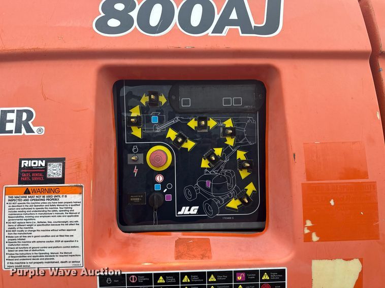 image for item EG5919 2007 JLG 800AJ boom lift
