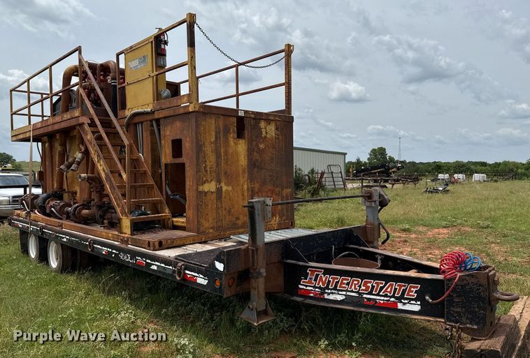 image for item EJ4701 2012 Interstate Thunder Storm III mud recycler with trailer
