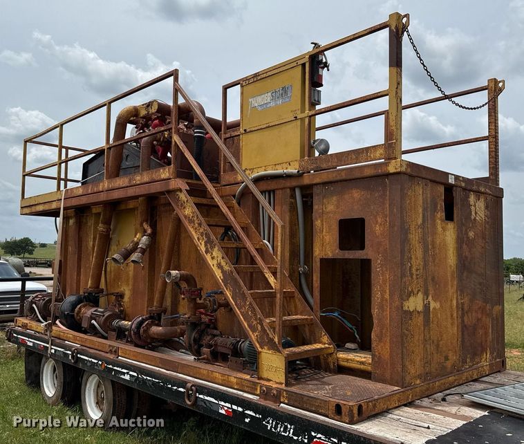 image for item EJ4701 2012 Interstate Thunder Storm III mud recycler with trailer