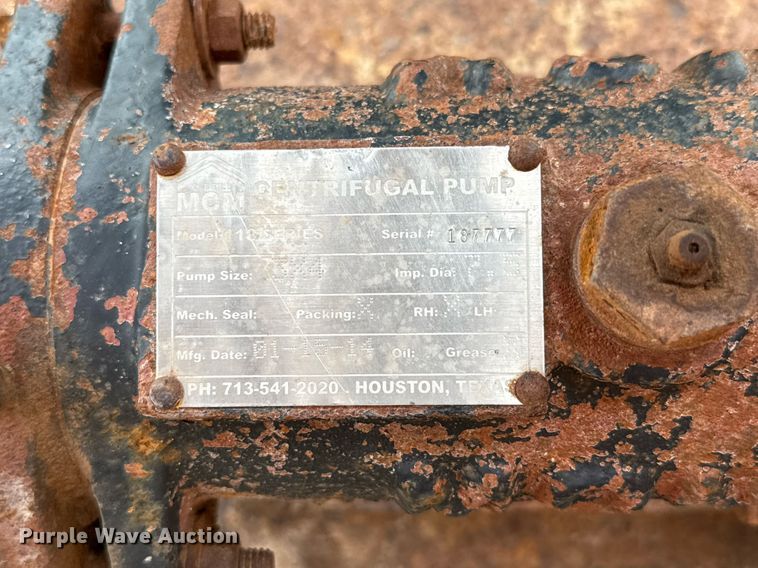 image for item EJ4701 2012 Interstate Thunder Storm III mud recycler with trailer