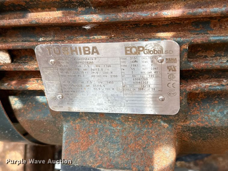 image for item EJ4701 2012 Interstate Thunder Storm III mud recycler with trailer