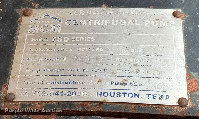 image for item EJ4701 2012 Interstate Thunder Storm III mud recycler with trailer