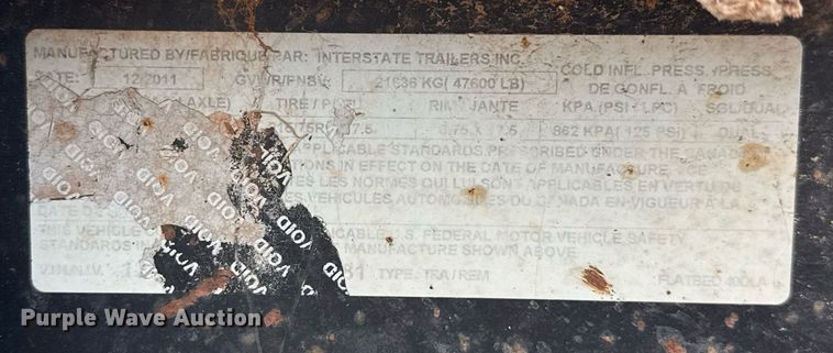 image for item EJ4701 2012 Interstate Thunder Storm III mud recycler with trailer