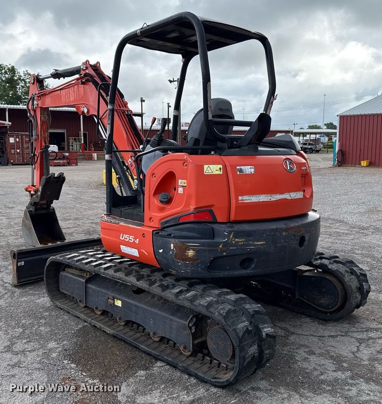 image for item EJ4706 2016 Kubota U55-4 mini excavator