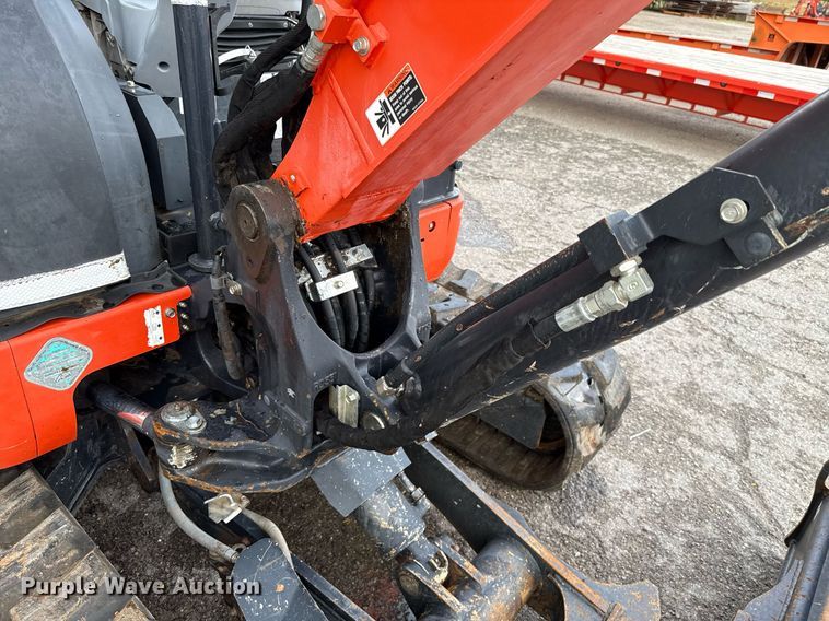 image for item EJ4706 2016 Kubota U55-4 mini excavator