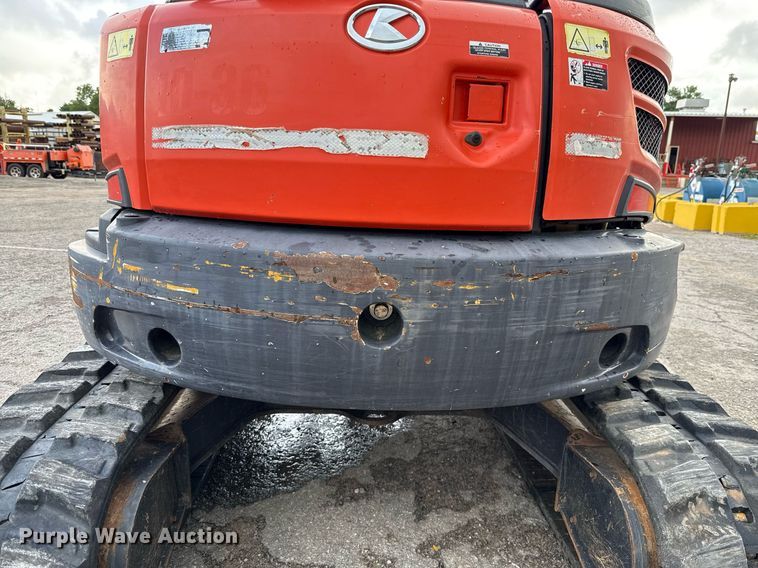 image for item EJ4706 2016 Kubota U55-4 mini excavator