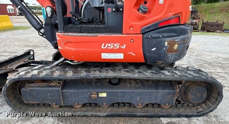 image for item EJ4706 2016 Kubota U55-4 mini excavator
