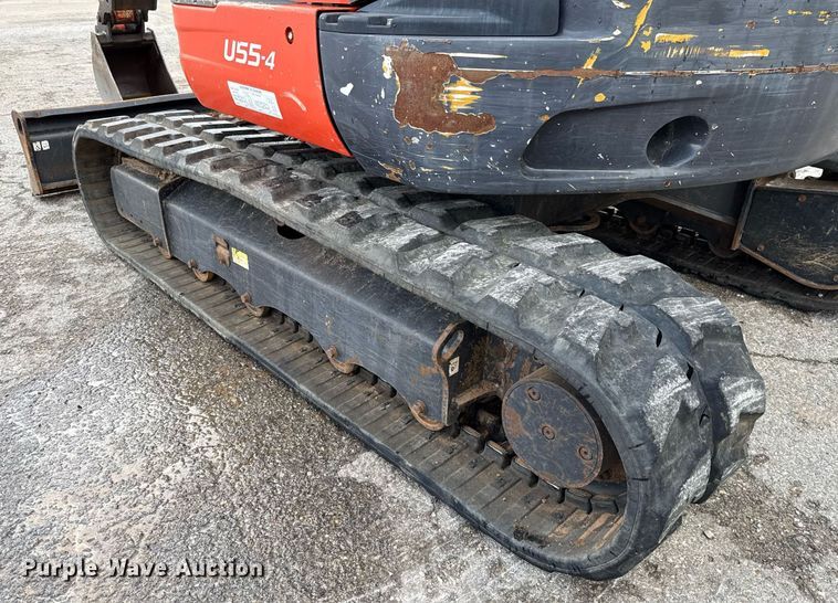 image for item EJ4706 2016 Kubota U55-4 mini excavator