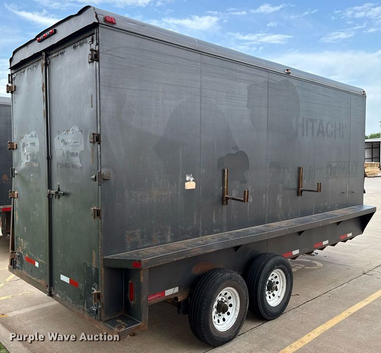 image for item EJ4723 2005 Wrangler enclosed cargo trailer