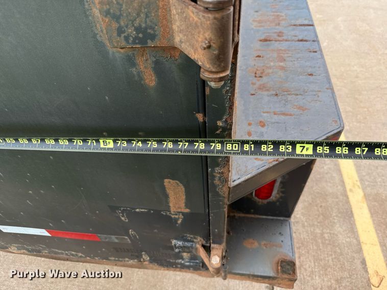 image for item EJ4723 2005 Wrangler enclosed cargo trailer