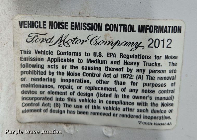 image for item EJ7376 2012 Ford F450 Super Duty bucket truck