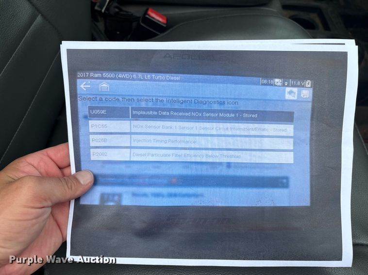 image for item EL2122 2017 Dodge Ram 5500 bucket truck