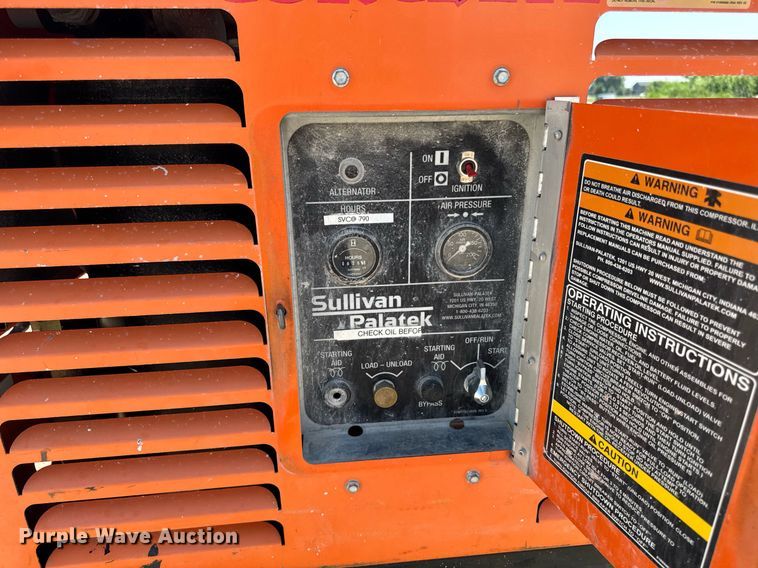 image for item EM2037 Sullivan palatek DF185P317 air compressor