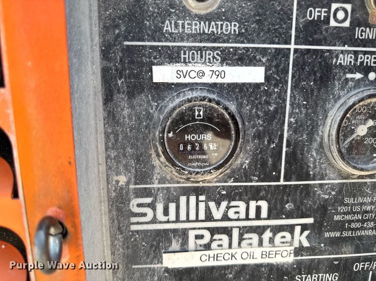 image for item EM2037 Sullivan palatek DF185P317 air compressor