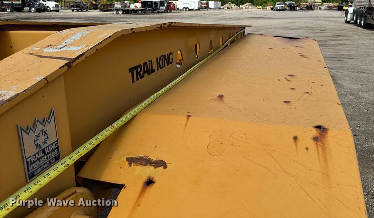 image for item EM2041 2006 Trail King Industries TK110HDG lowboy equipment trailer