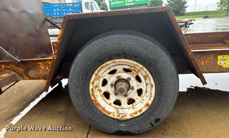 image for item EM2084 2016 Redi-haul tilt deck utility trailer