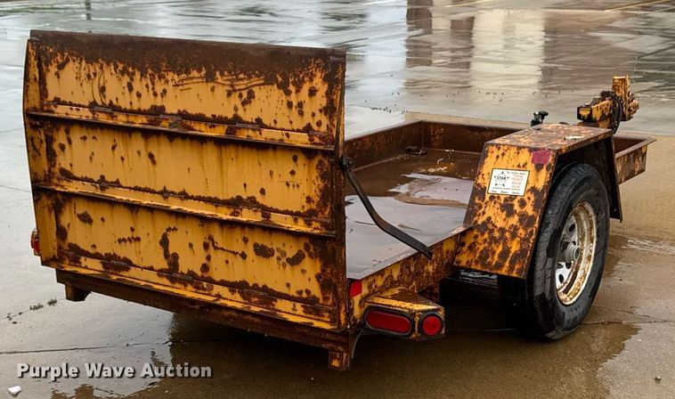 image for item EM2085 2016 Redi-haul tilt deck utility trailer